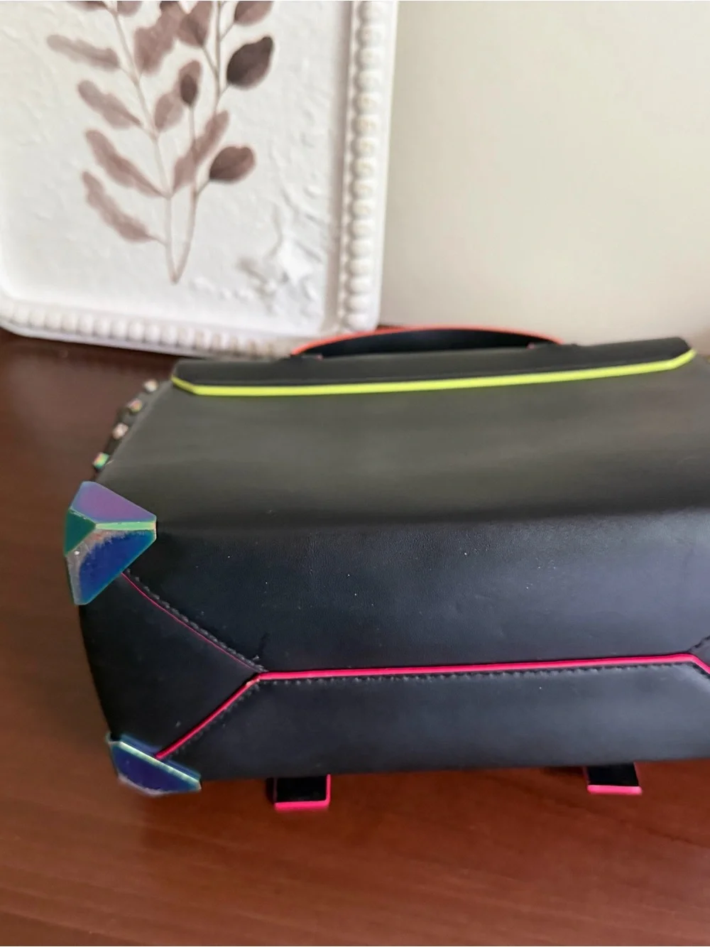 Michael Kors Manhattan Neon and Studs Bag